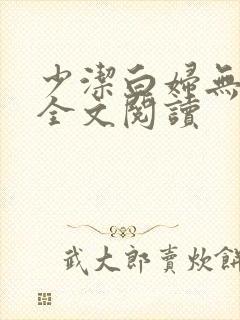 少洁白妇无删减全文阅读