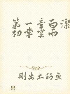 第一章白洁少妇初尝云雨封面