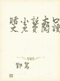 赌小说木口银全文免费阅读笔趣阁