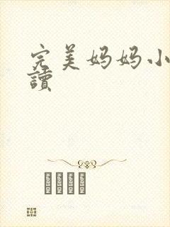 完美妈妈小说阅读封面