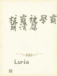 校霸被学霸玩到崩溃腐