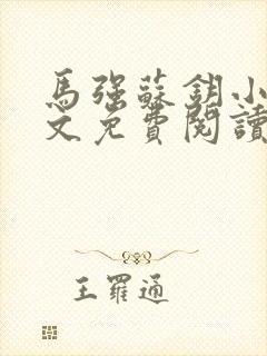 马强苏钥小说全文免费阅读最新章节