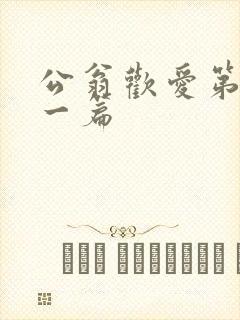 公翁欢爱第三十一篇