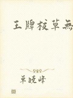 王牌校草无限爱