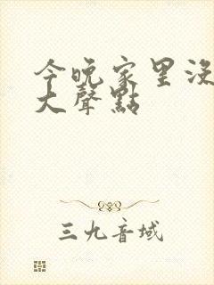 今晚家里没人叫大声点