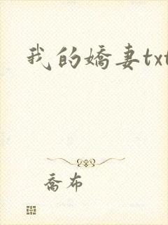 我的娇妻txt封面