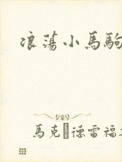 浪荡小马驹