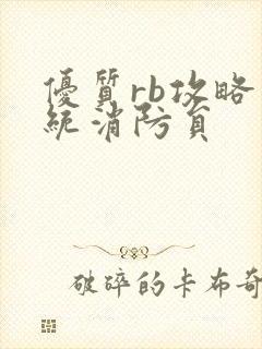 优质rb攻略系统消防员封面