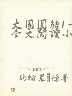 大团圆结1一6全文阅读小说