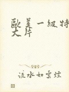 欧美一级特黄a大片