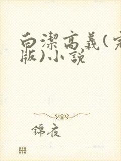 白洁高义(完整版)小说