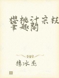 樱桃汁宋枝江野笔趣阁