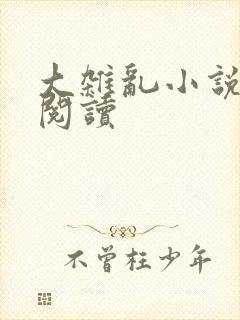 大杂乱小说目录阅读