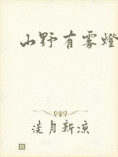 山野有雾灯封面