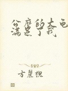 公么的大龟强大满足了我