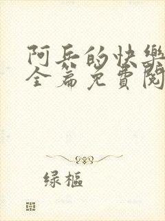 阿兵的快乐生活全篇免费阅读封面