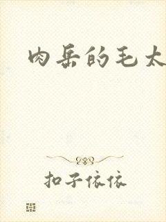 肉岳的毛太浓了封面