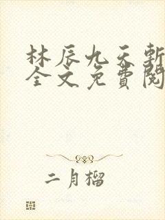 林辰九天斩神诀全文免费阅读笔趣阁