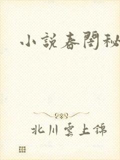 小说春闺秘史