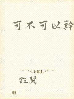 可不可以干湿你