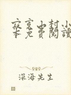 寂寞山村小说全本免费阅读