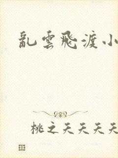 乱云飞渡小说封面