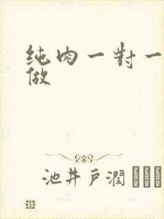 纯肉一对一到处做