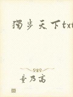 独步天下txt