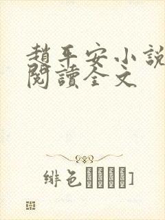 赵平安小说免费阅读全文