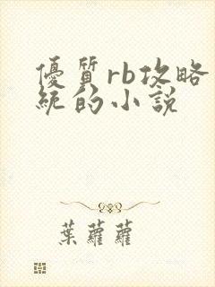 优质rb攻略系统的小说