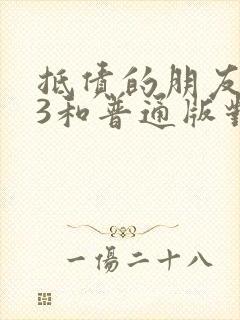 抵债的朋友麦子3和普通版对比