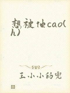 想被他cao(h)封面