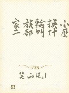 家族轮换小说第二部叫什么名字