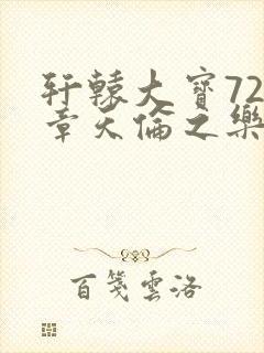 轩辕大宝720章天伦之乐封面