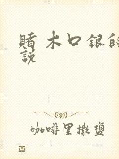 赌 木口银的小说