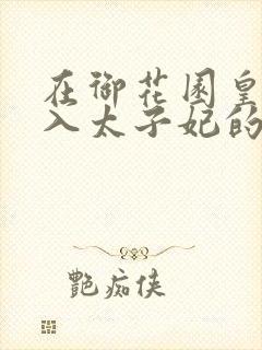 在御花园皇上进入太子妃的小说