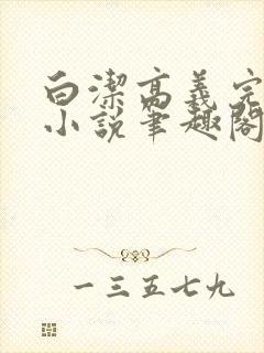 白洁高义完整版小说笔趣阁封面