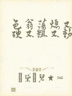 色翁荡熄又大又硬又粗又动态图