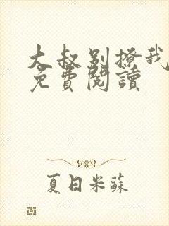 大叔别撩我小说免费阅读封面