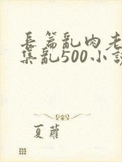 长篇乱肉老师合集乱500小说封面