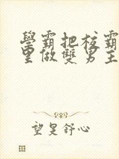 学霸把校霸往死里做双男主车