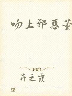 吻上邪恶董事长封面