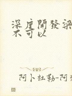 深度开发梁医生不可以