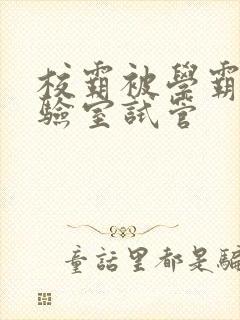 校霸被学霸压实验室试管