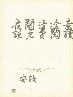 夜阑清冷意欢小说免费阅读