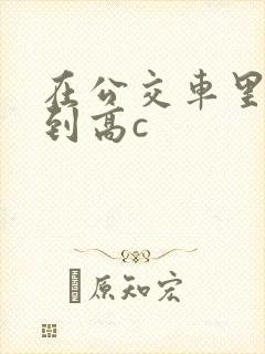 在公交车里c弄到高c