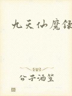 九天仙魔录封面