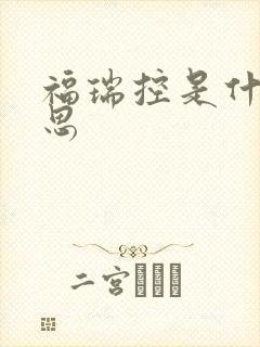 福瑞控是什么意思