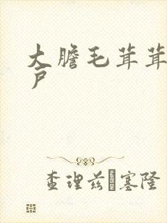 大胆毛茸茸的湿户封面