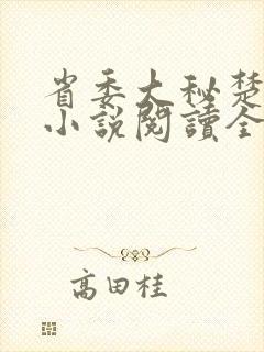 省委大秘楚东恒小说阅读全文封面